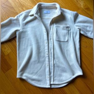 Aritzia TNA Fleece Button Down